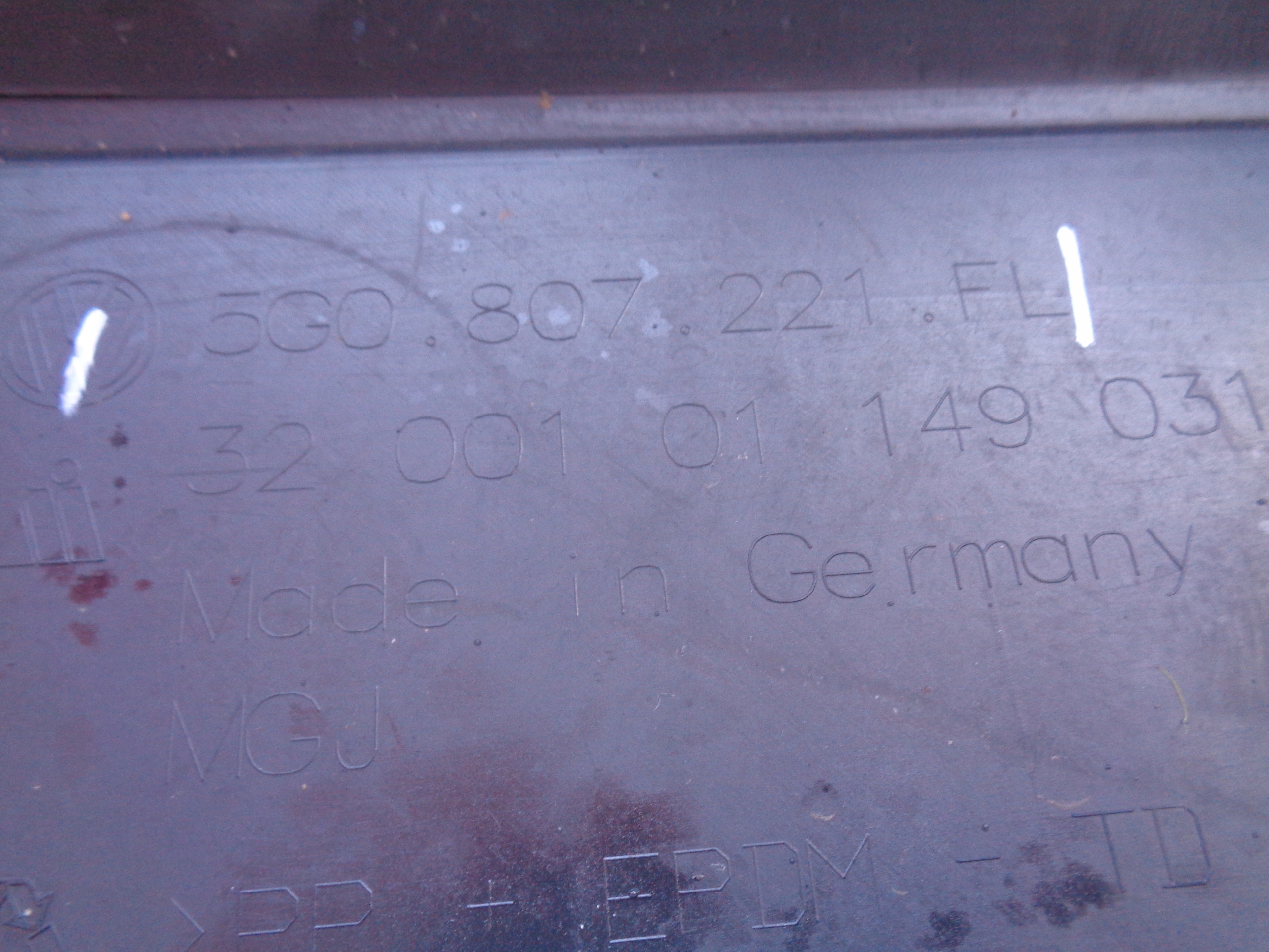 Frontstoßstange VW GOLF VII 7 5G 17- LIFT NR 38111