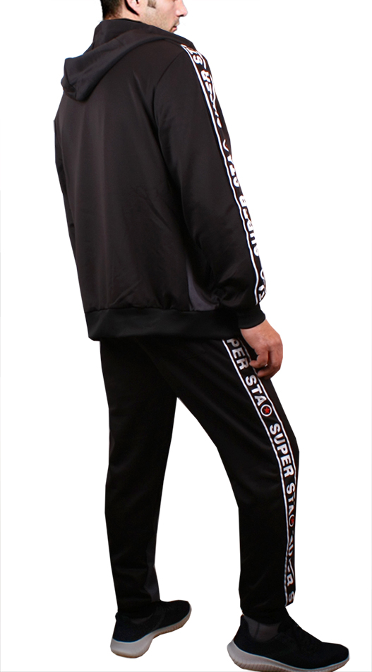 DRES MĘSKI BLUZA SPODNIE dresy OMBRE/C 2006 L/XL Kolor czarny