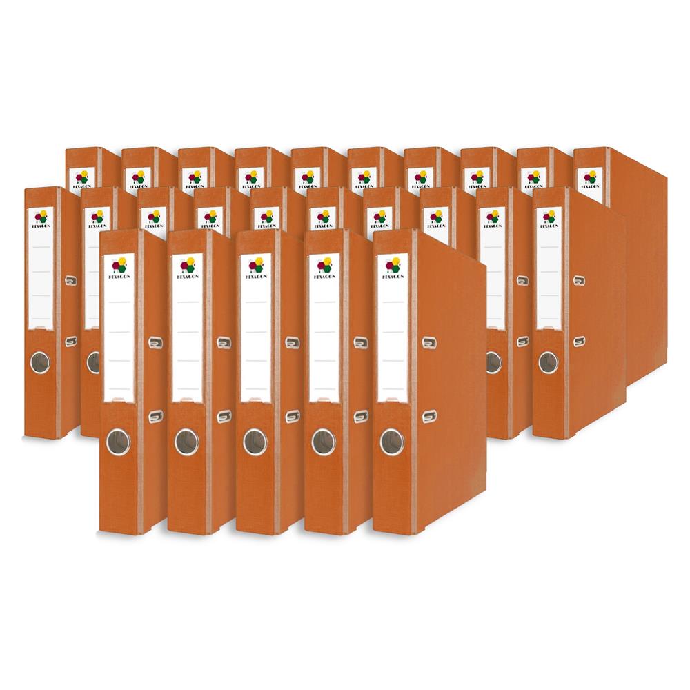 Segregator okuciem pomarańczowy dźwigniowy A4 55mm