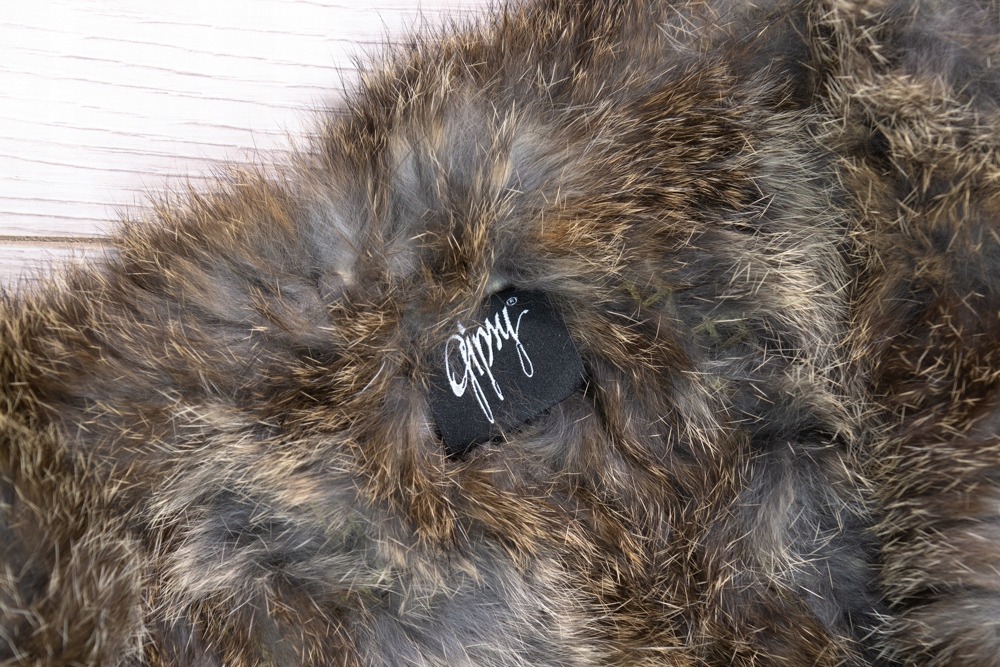 GIPSY MAURITIUS KAMIZELKA Z KRÓLIKA RABBIT r 42 XL Rozmiar XL