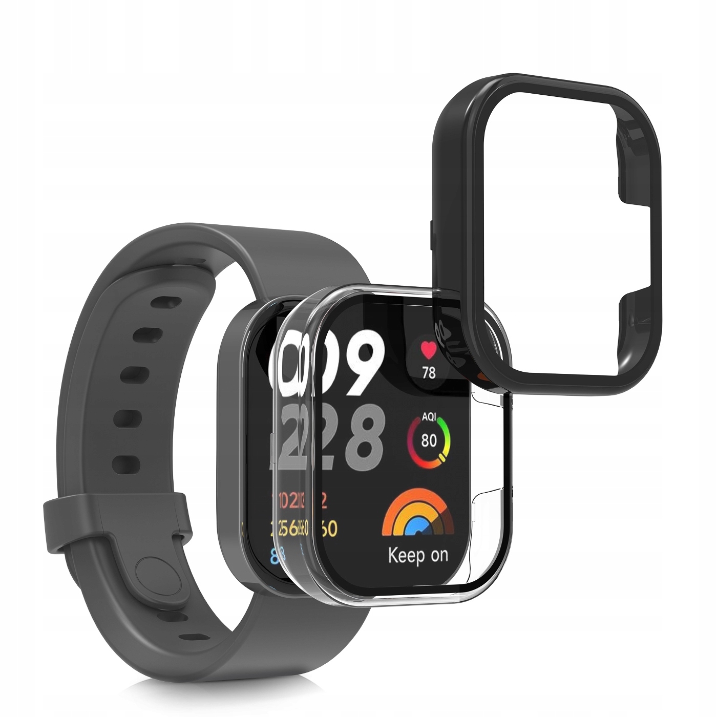2w1 Etui Szkło Hartowane Do Redmi Watch 3 Lite