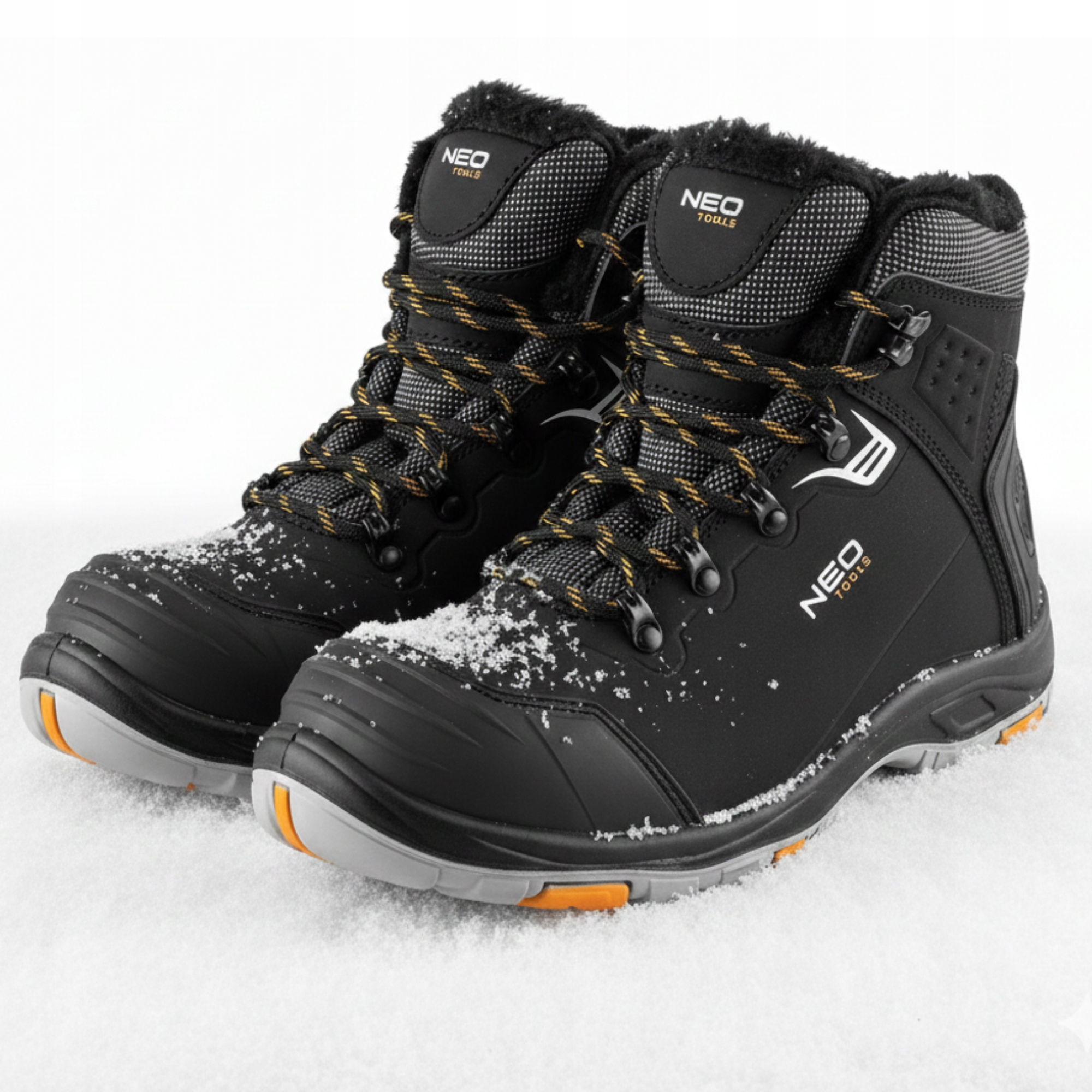 Wysokie Buty Robocze Męskie Zimowe Ocieplane Kompozytowy Podnosek Neo Tools