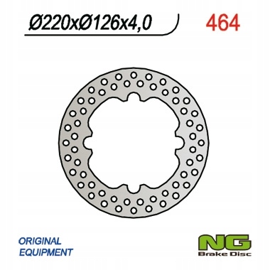 Ng Brzdový Kotúč Zadný Husqvarna Te/tc 99-12 (220X126X4) ()