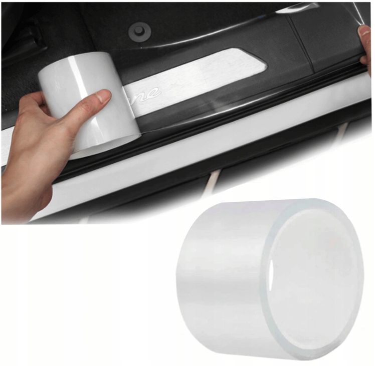 Folia Taśma Bezbarwna na progi 5 metrów szer 30 mm