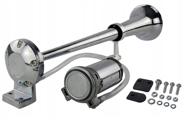 KLAKSON JAK TIR FANFARA Z KOMPRESOREM 12V GŁOŚNA