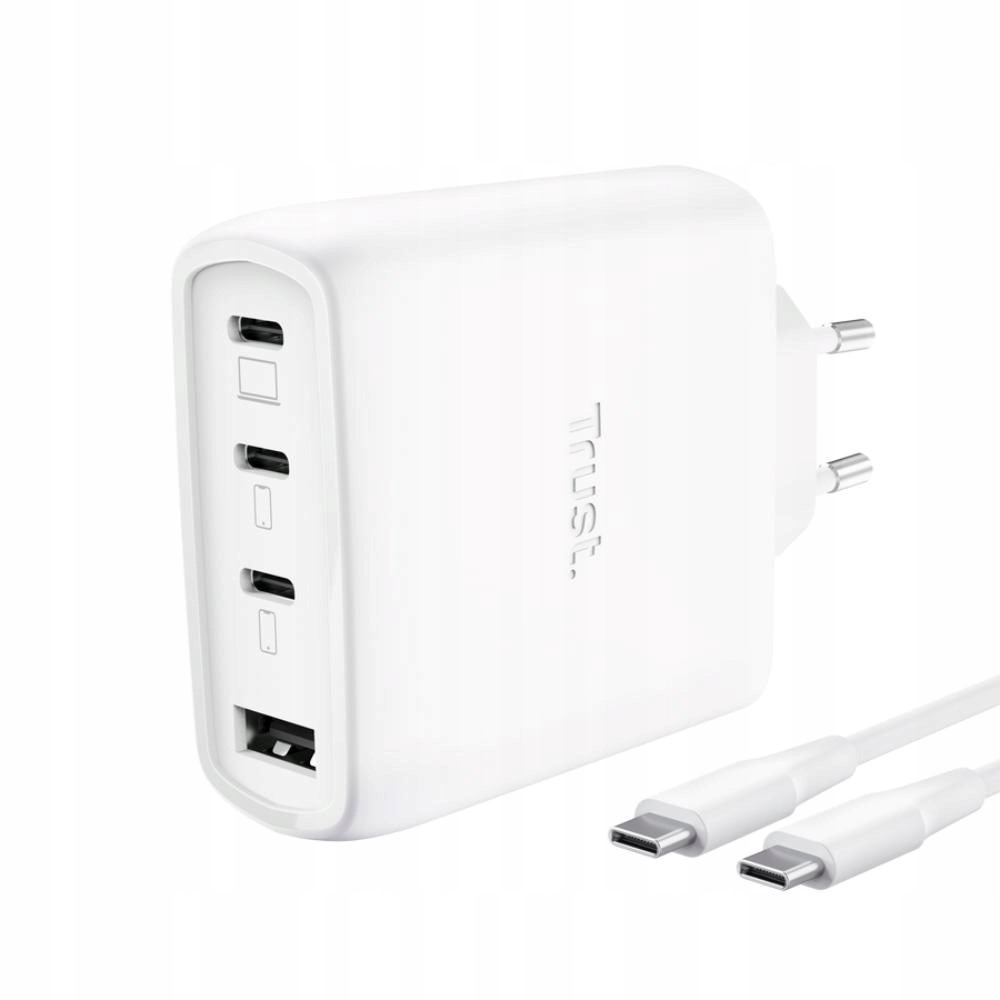 Trust Maxo 65W 4P Gan Charger Wht 26068