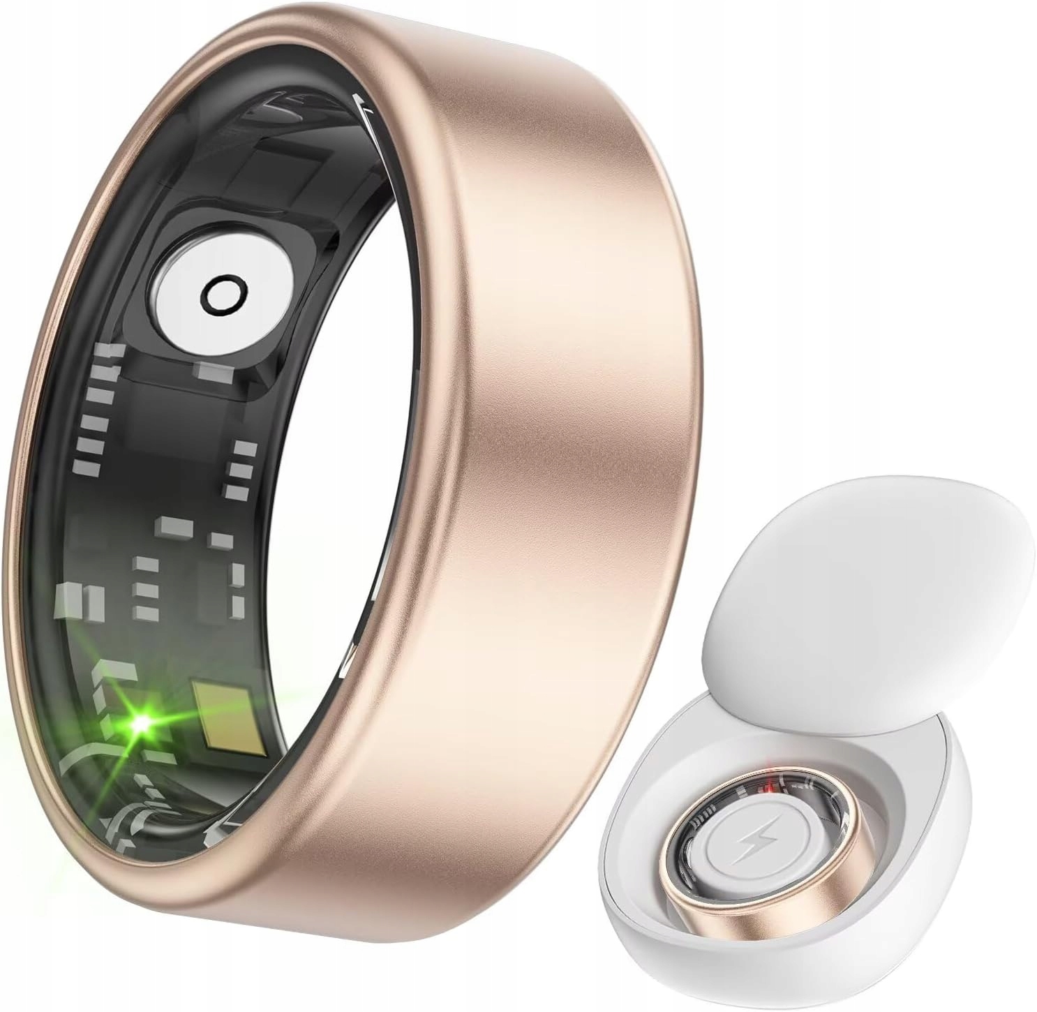 Ultralehký inteligentní fitness kroužek 2,5 g – Elegance Zlatý Roz 11