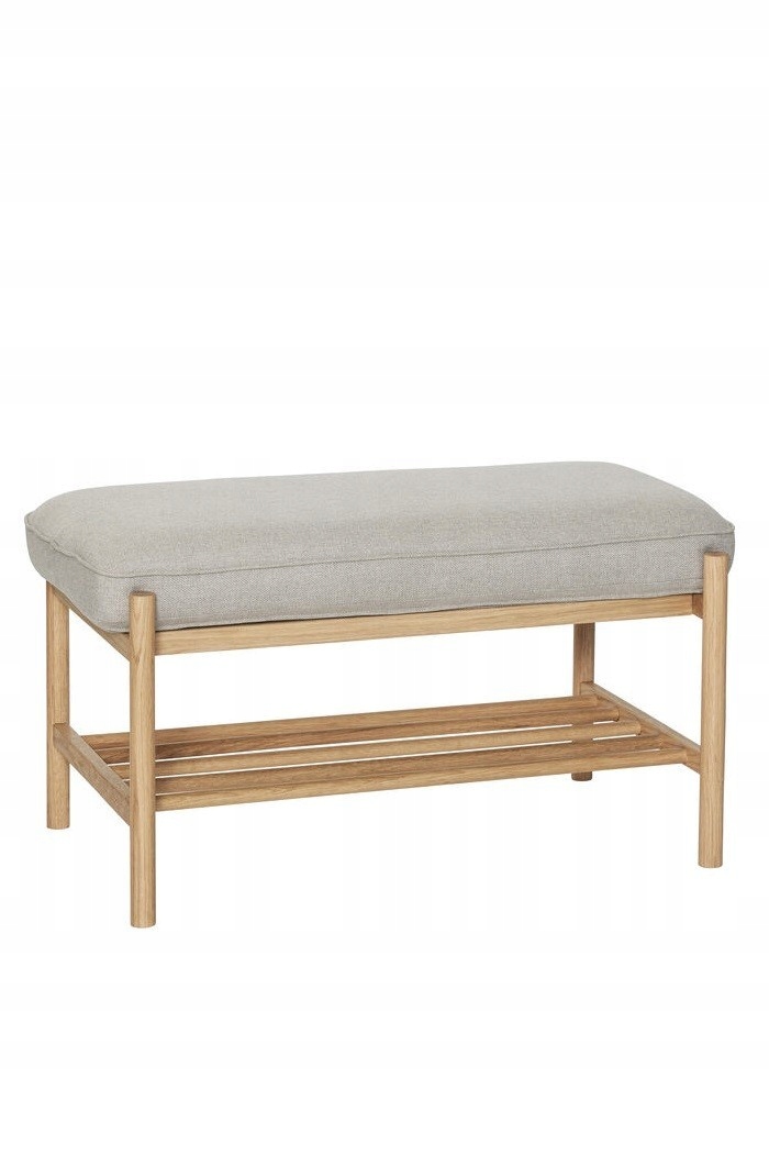 Lavička Kindly, prírodná, Hübsch