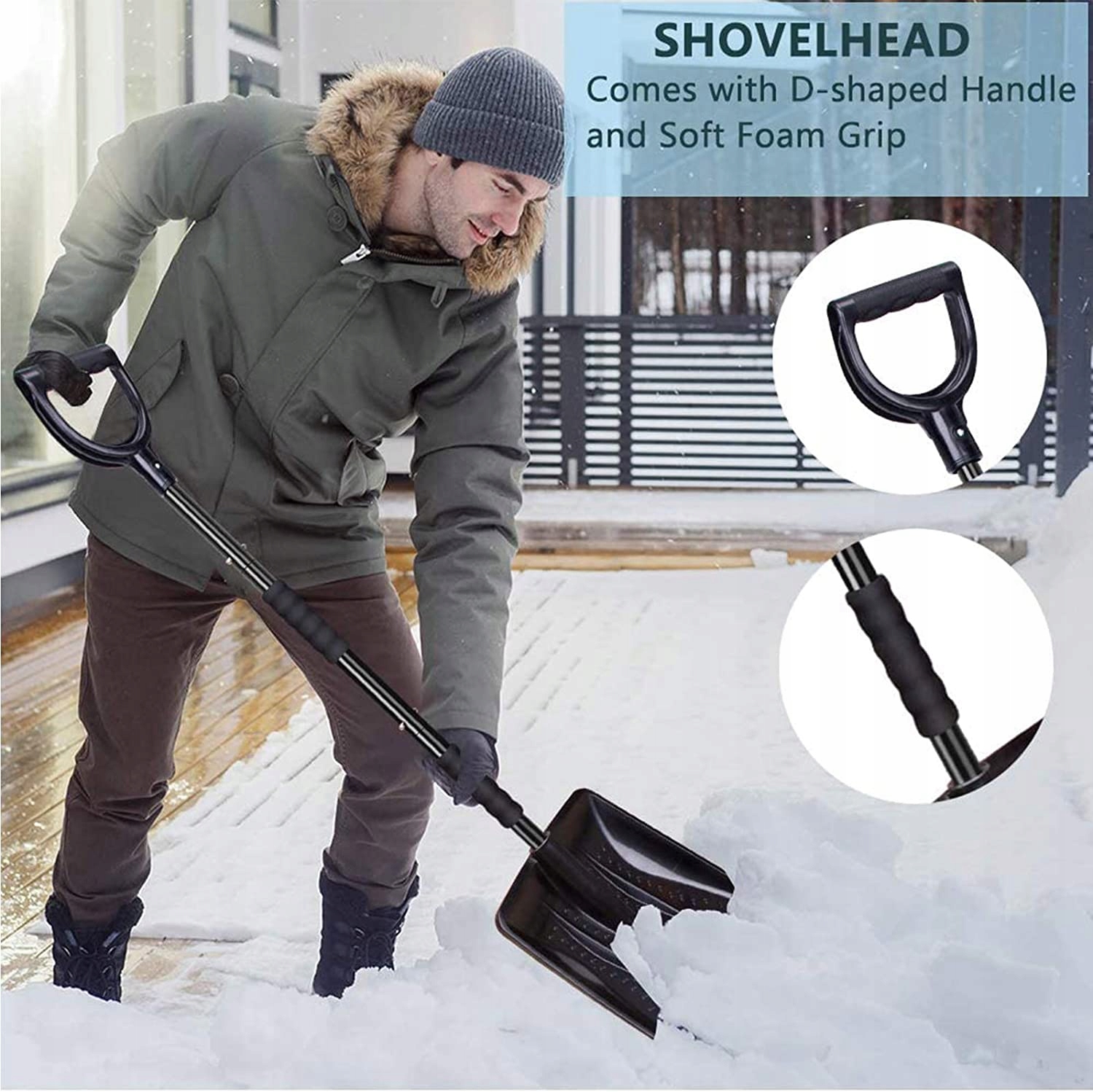 Wysuwana szufla do niegu, zdejmowana opatka do Stan opakowania oryginalne