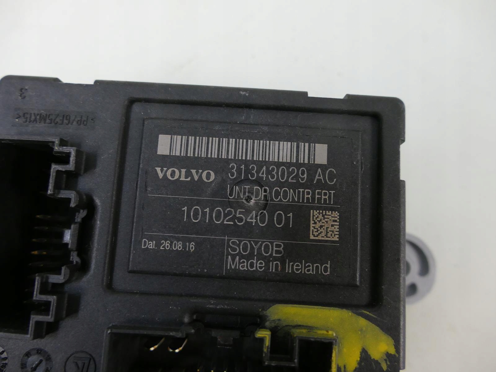 VOLVO XC60 I LIFT MODUŁ DRZWI STEROWNIK KOMPUTER LEWY PRZÓD Numer katalogowy części 31343029