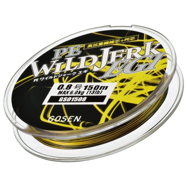 Šňůra Gosen Pe WildJerk Egi #0.6/0,128mm/11lb/5kg (150 m)