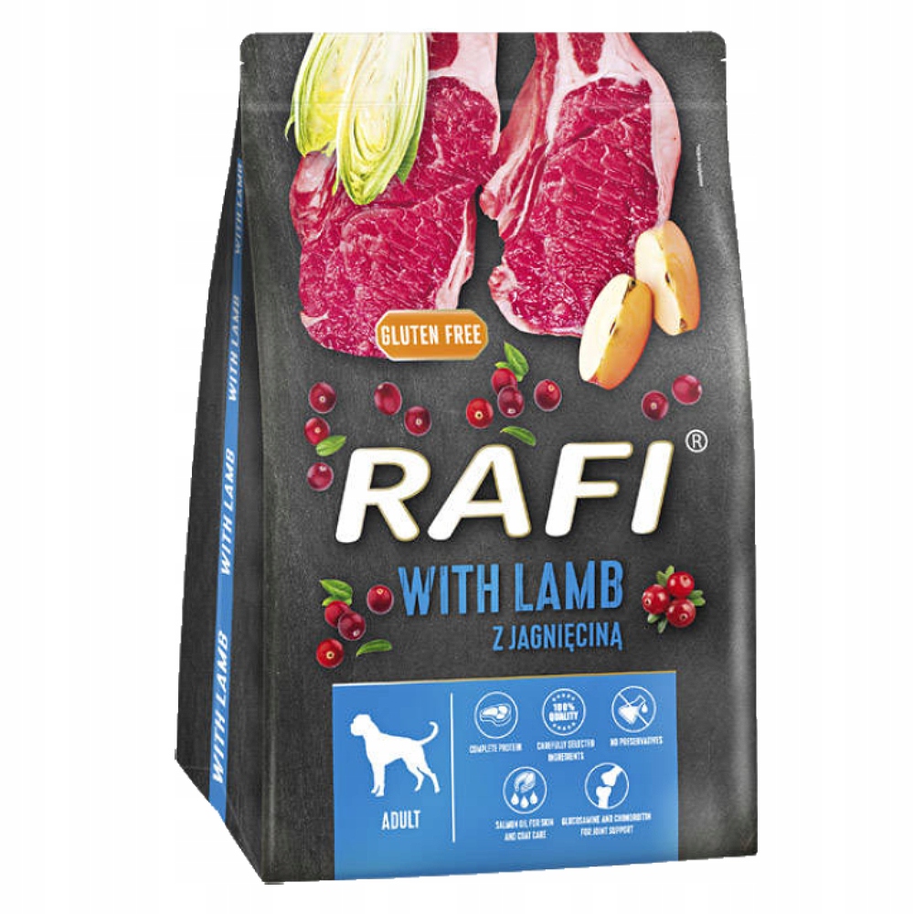 Sucha karma dla psa Rafi jagnięcina 10 kg