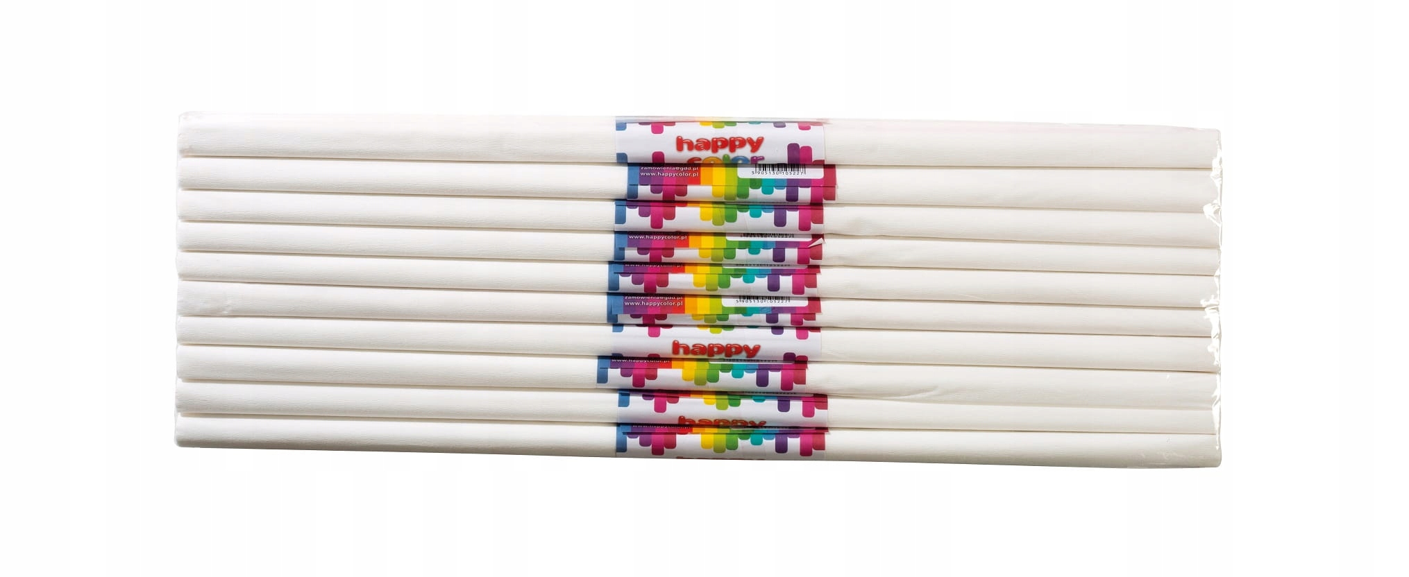 

Bibuła Marszczona Happy Color 50x200 biała