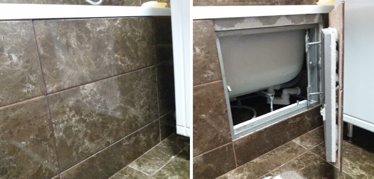 Revízne dvere neviditeľné inšpekčné skryté 40x40 cm