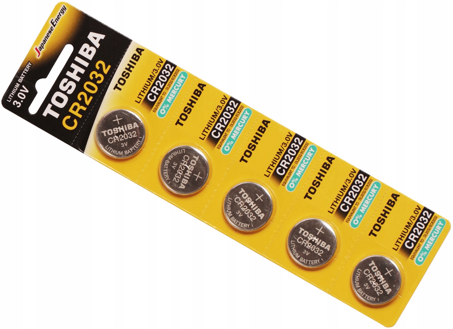 

5x Bateria Litowa Baterie Toshiba CR2032 DL 2032