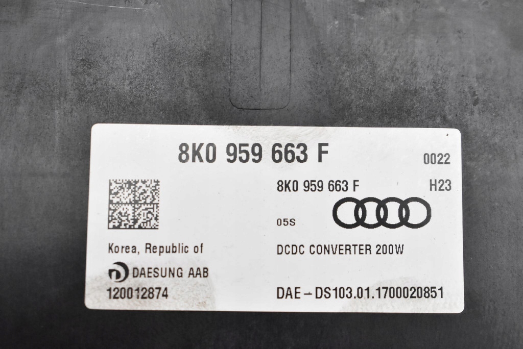 Centralina modulo STABILIZATOR di tensione 8K0959663F AUDI A6 C7 2.0 TDI 190 KM