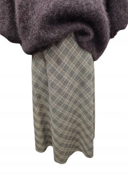 Rozšířená Sukně s páskem bavlna Blu Royal Italia