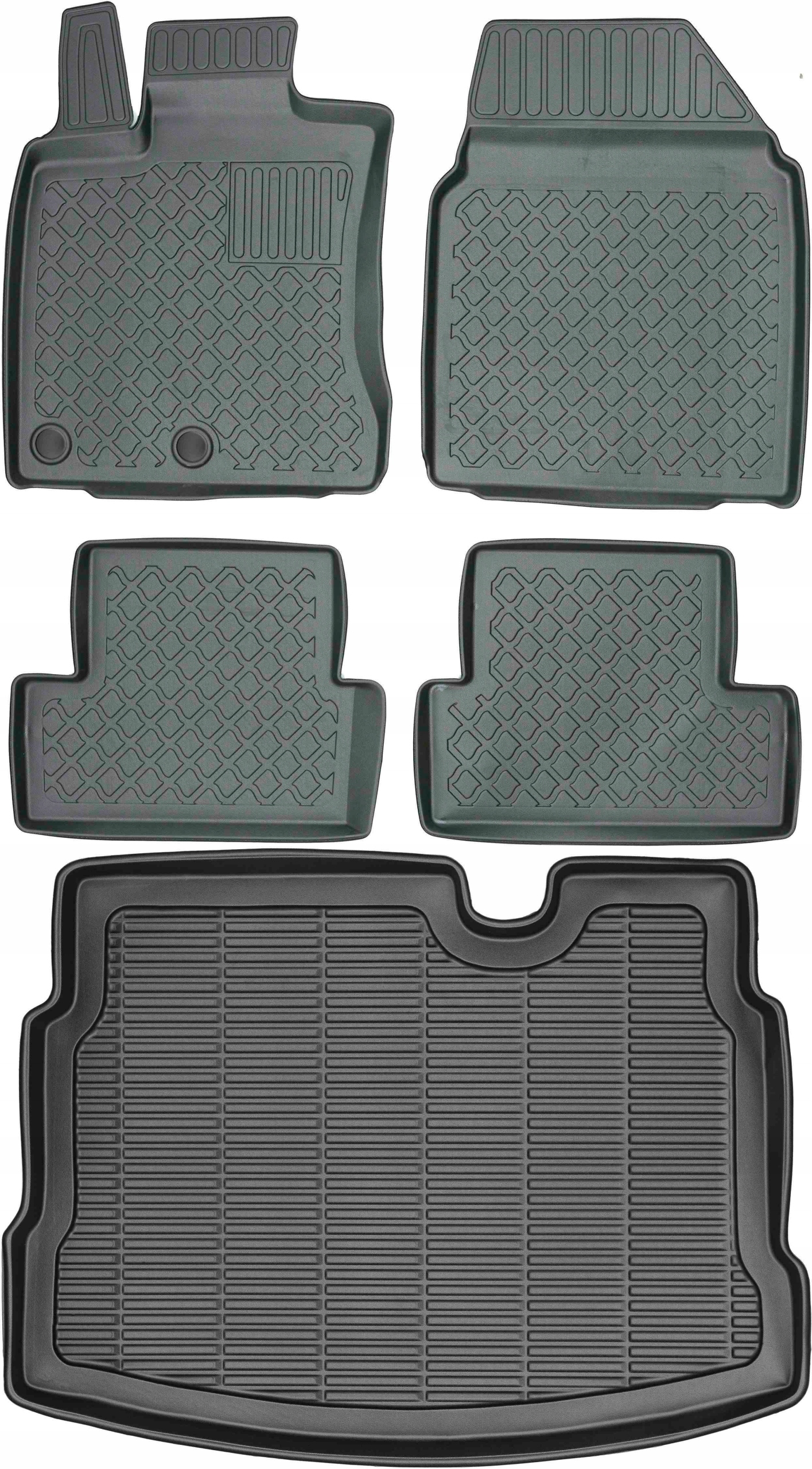 Nissan Qashqai I Crossover od roku 2007-2014 Sada Koberce batožinový priestor