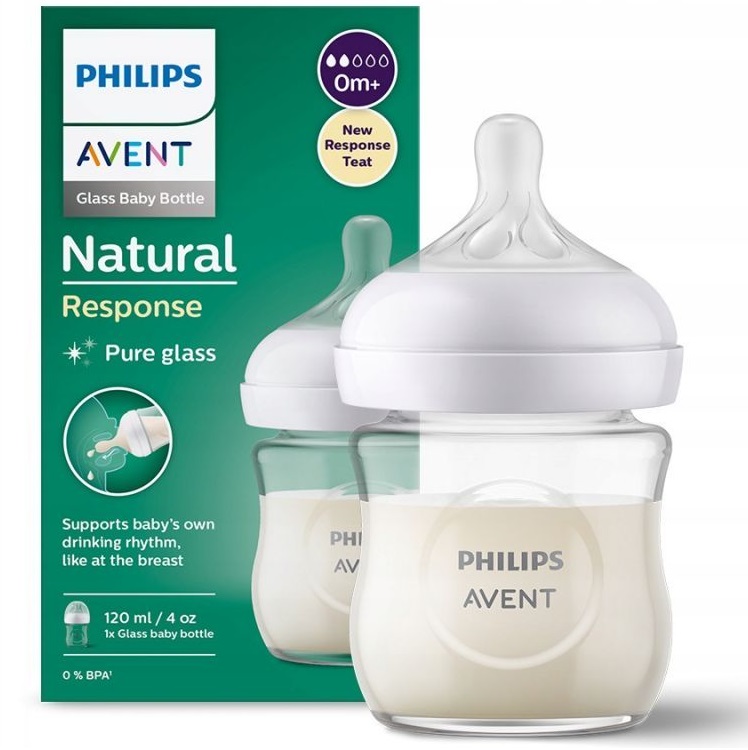 

Avent Szklana Butelka Natural Response 120ml 0M+