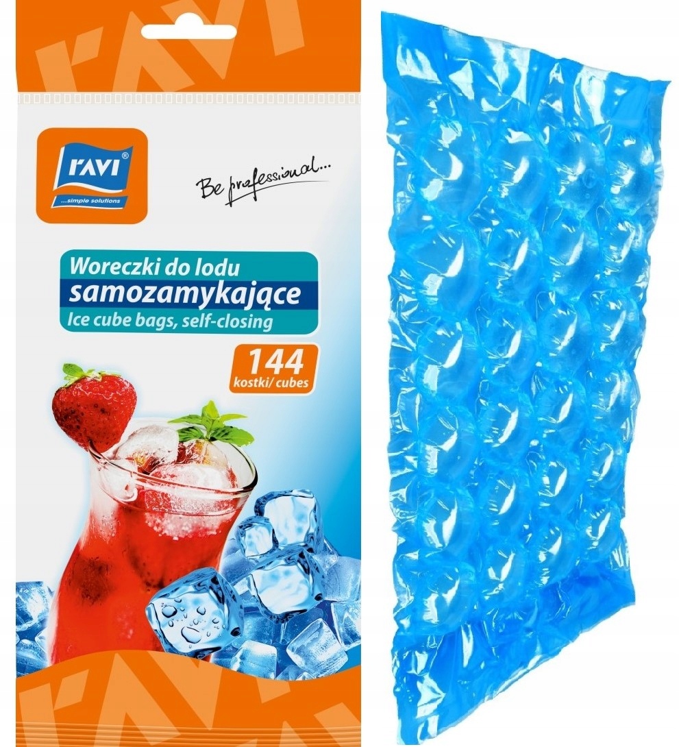 

Woreczki Do Lodu 144 Kulki Samozamykające Ravi
