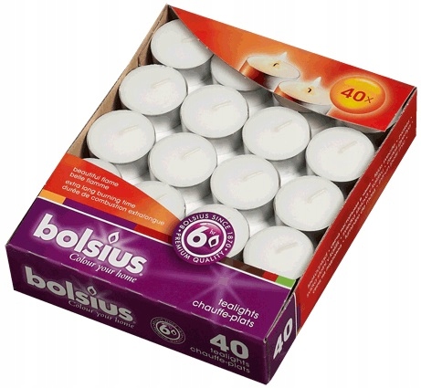 

Bolsius Świeczki Podgrzewacze 6h Maxi Lights A'40