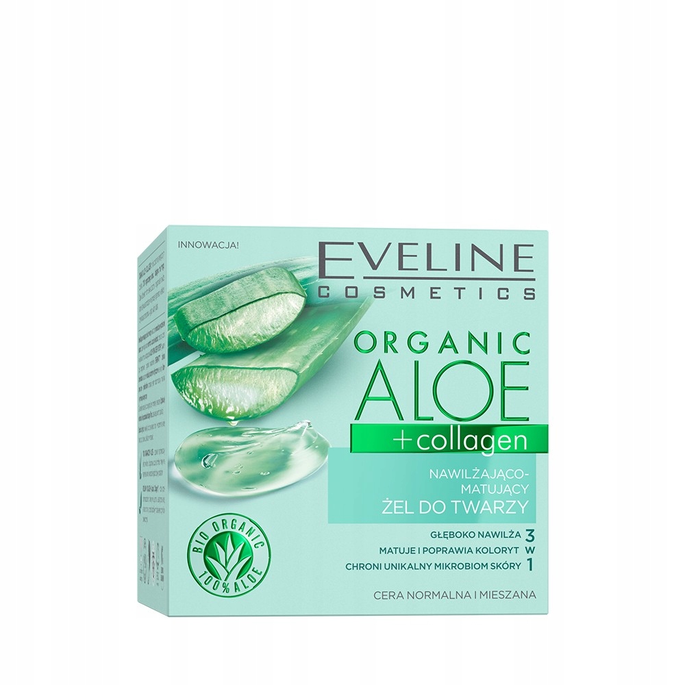 

Eveline Cosmetics Organic Aloe żel do twarzy