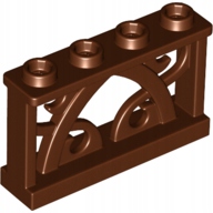 

Lego płotek barierka brązowa 1x4x2 1szt 19121 Nowa
