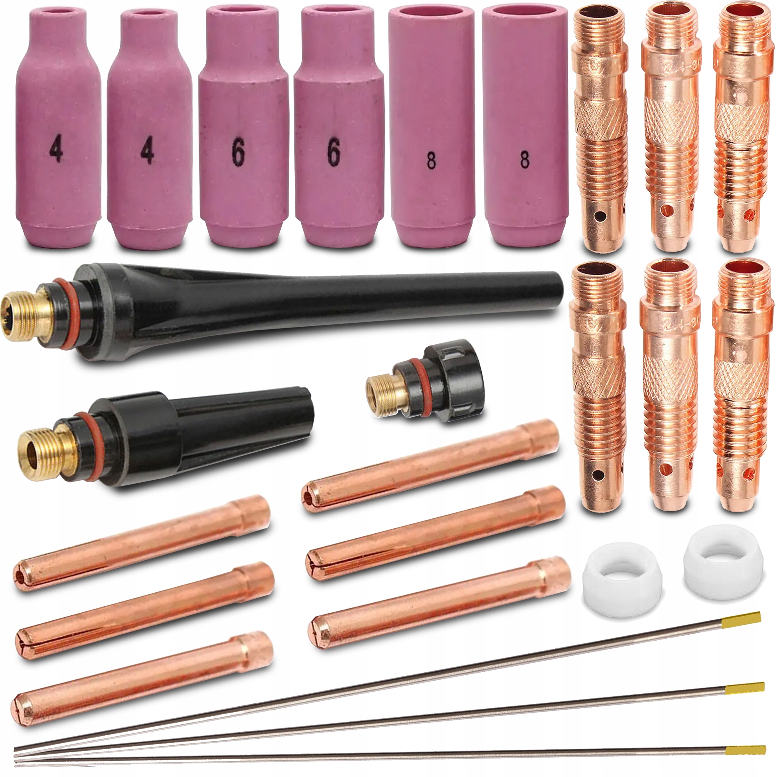 ZESTAW TIG AC DC AKCESORIA DO SPAWANIA 17 18 26