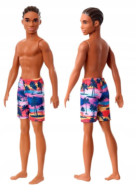 

Lalka Barbie Ken Plażowy Ciemnoskóry GHW44