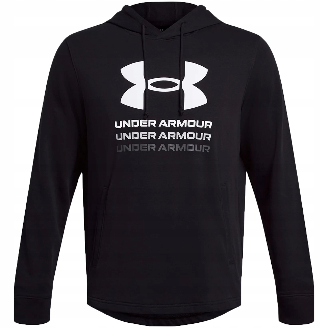 Pánská mikina Under Armour Ua Rival Terry Graphic Hoodie černá S