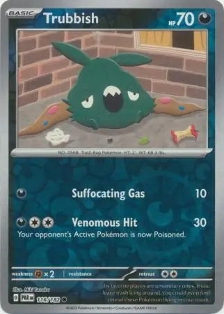 Trubbish (par 116/266) Reverse Holo Paradox Rift