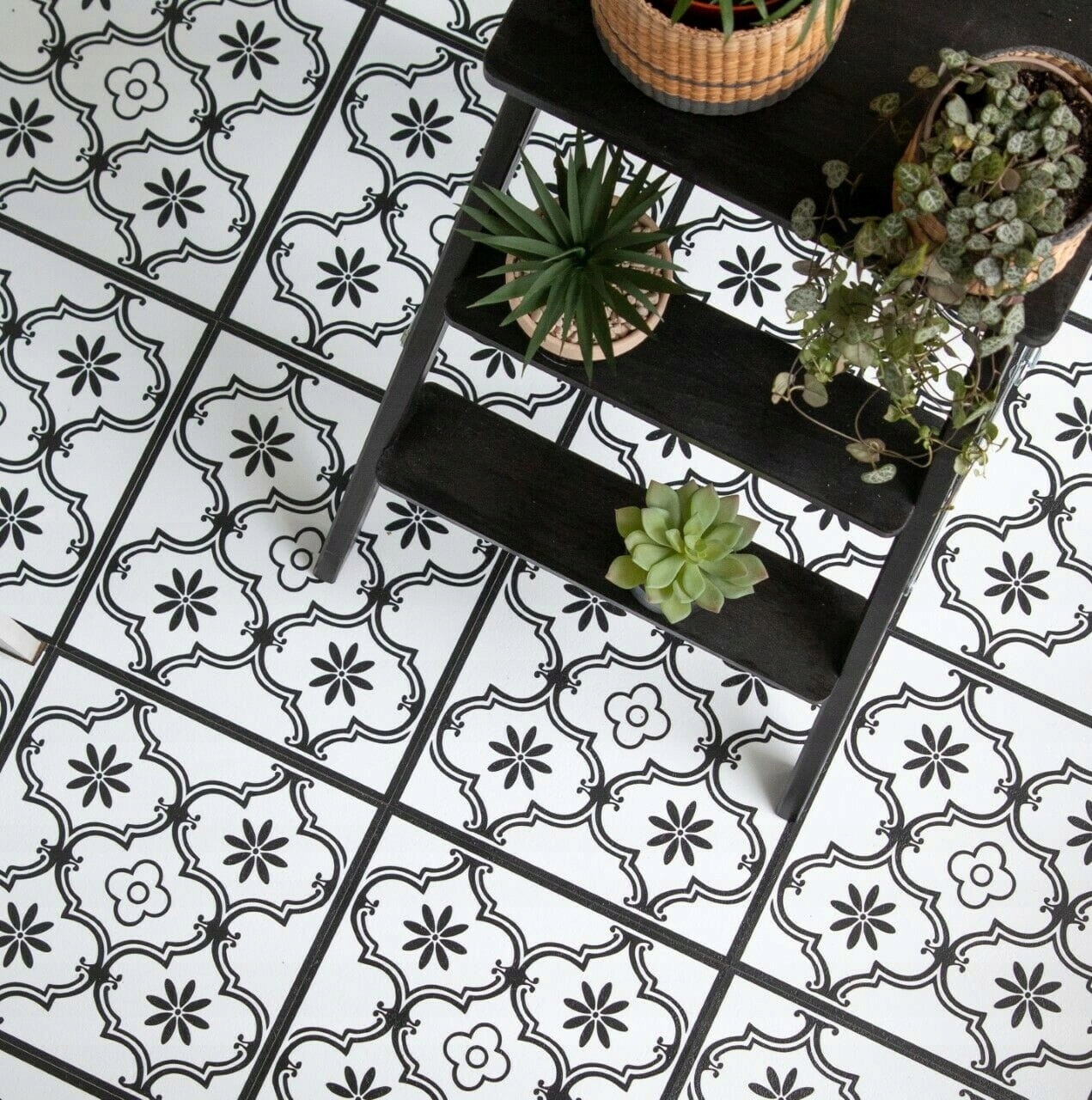 SAMOPRZYLEPNE PŁYTKI PODŁOGOWE MAROKAŃSKI STYL PCV Rodzaj panele winylowe