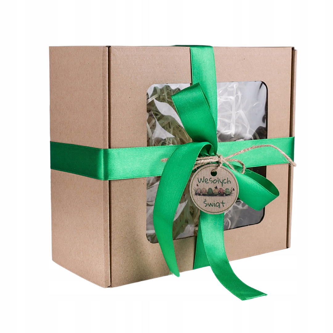 

Pudełko Wielkanoc Zestaw Wysoki Zielony