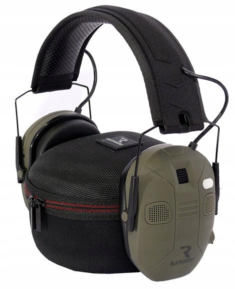 Słuchawki strzeleckie ochronne Aktywne Bluetooth, Mikrofon Rozmowy Tel. Pl