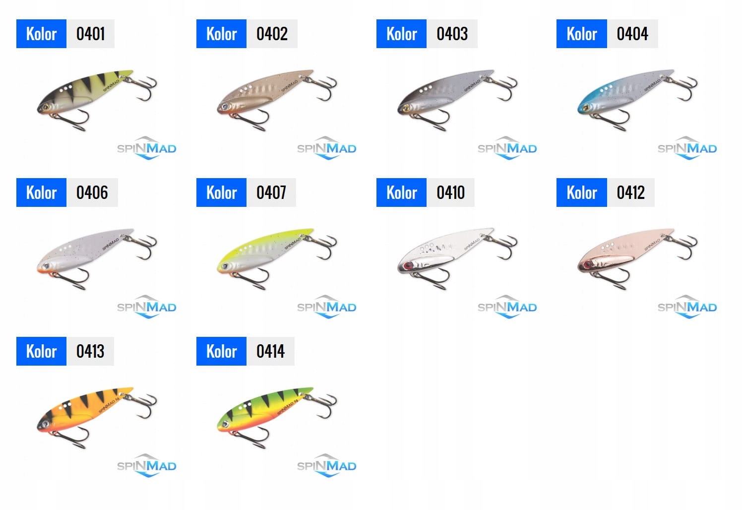 CYKADA SPINMAD AMAZONKA 4,5cm (5g) 0402 NA OKONIE Stan opakowania oryginalne