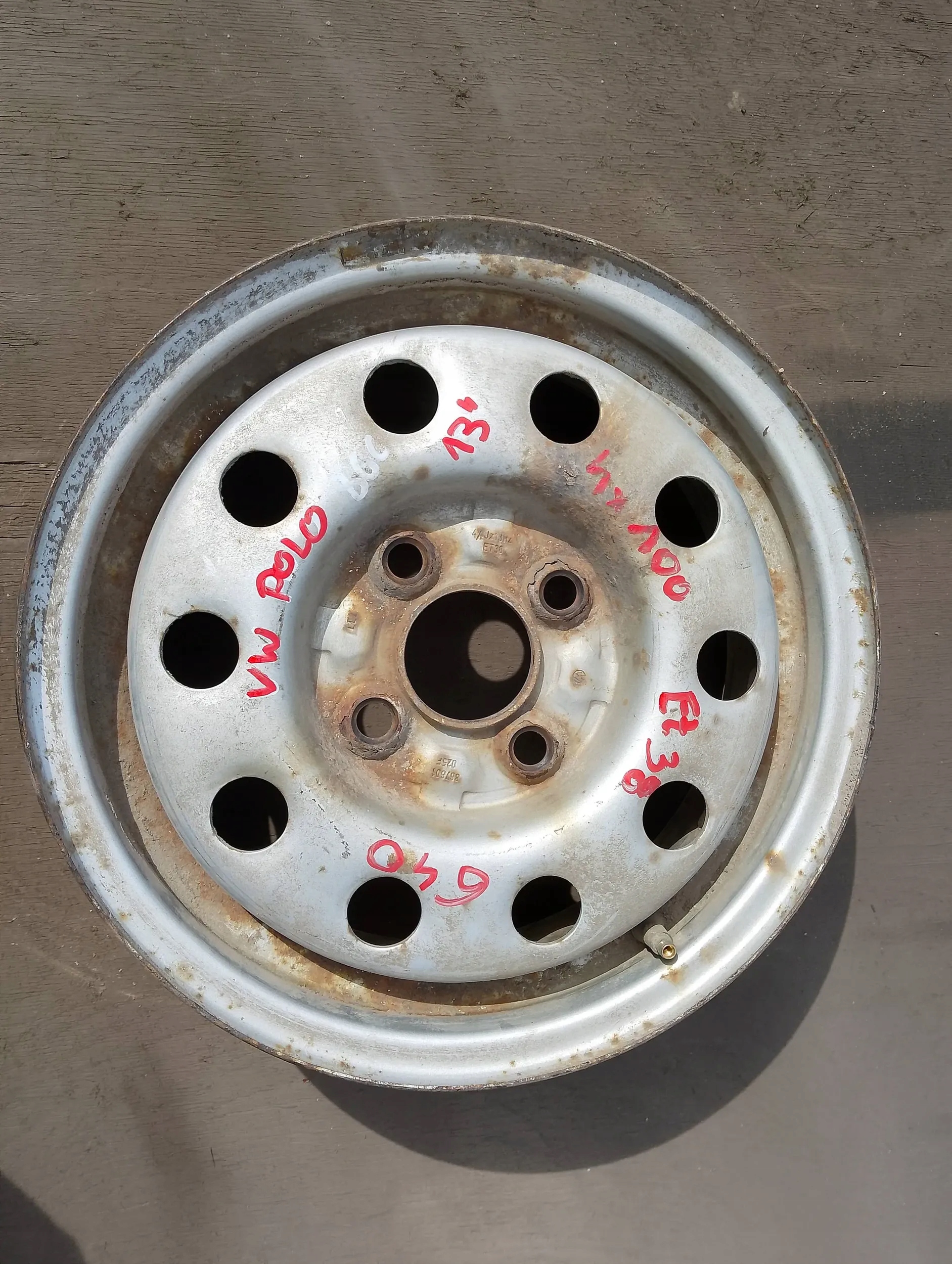 disk stalowa Volkswagen Polo 13" 4x100 Et38