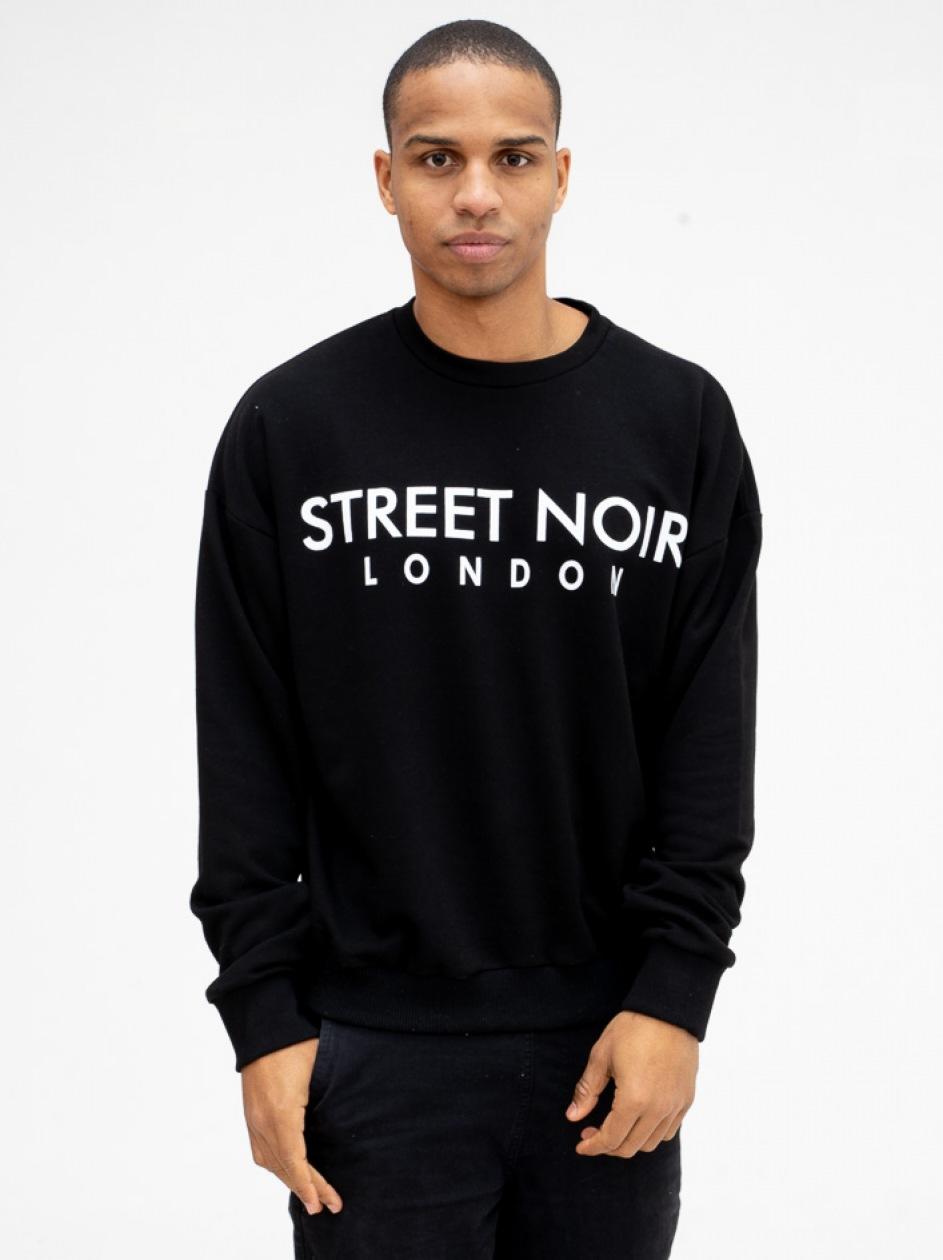 

Męska Bluza Bez Kaptura Street Noir London Black S