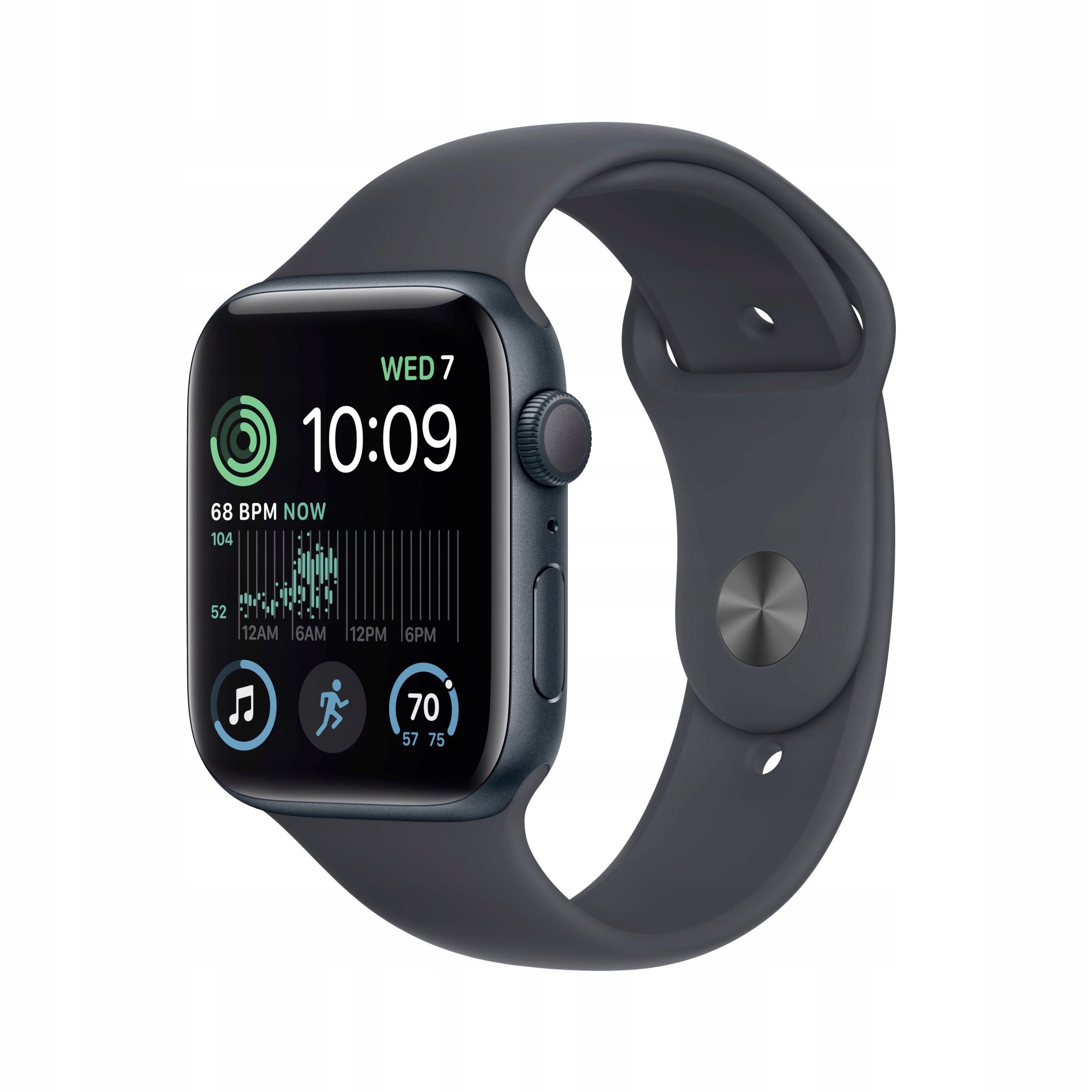 Apple Watch Se Gps 44mm Tmavo atramentové hliníkové puzdro s tmavo…
