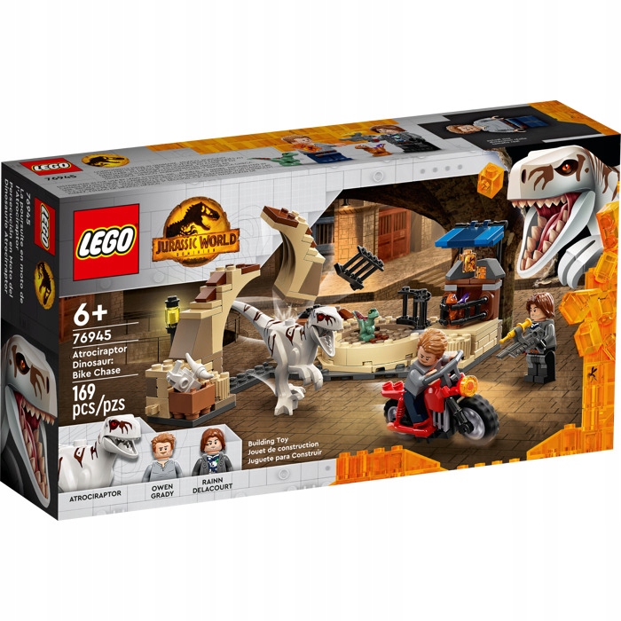 

Lego Jurassic World 76945 Atrociraptor: pościg na
