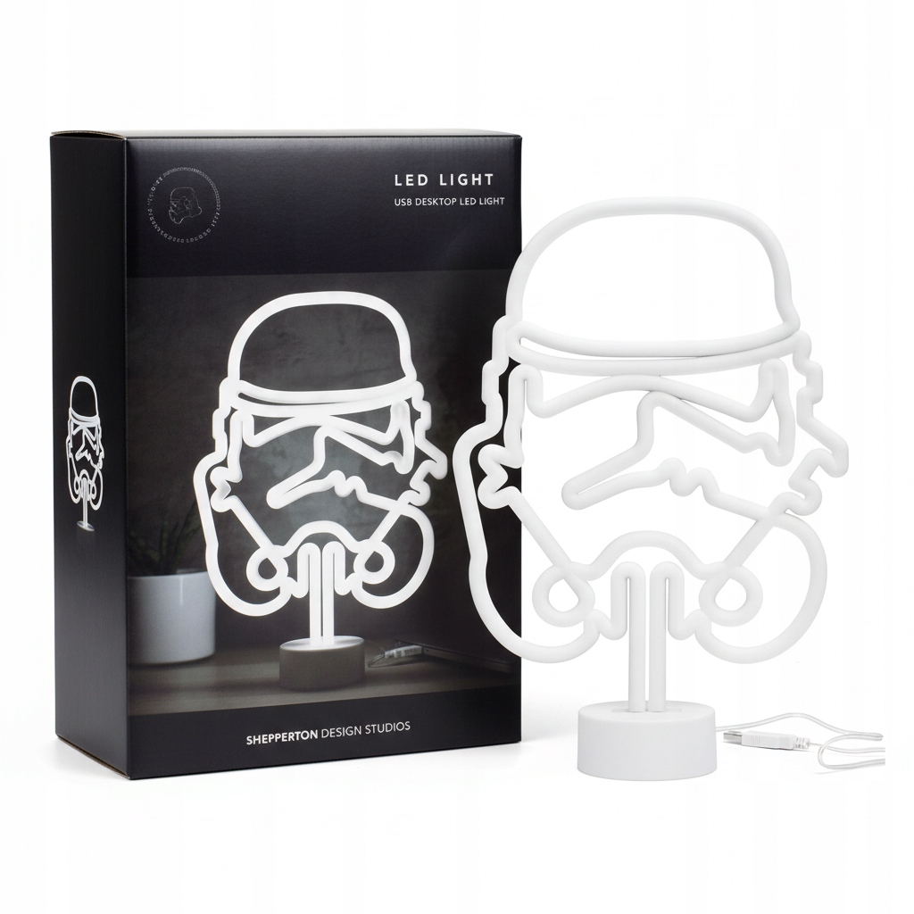 Neonová Led lampa Star Wars Stormtrooper Usb pro fanoušky Hvězdných válek
