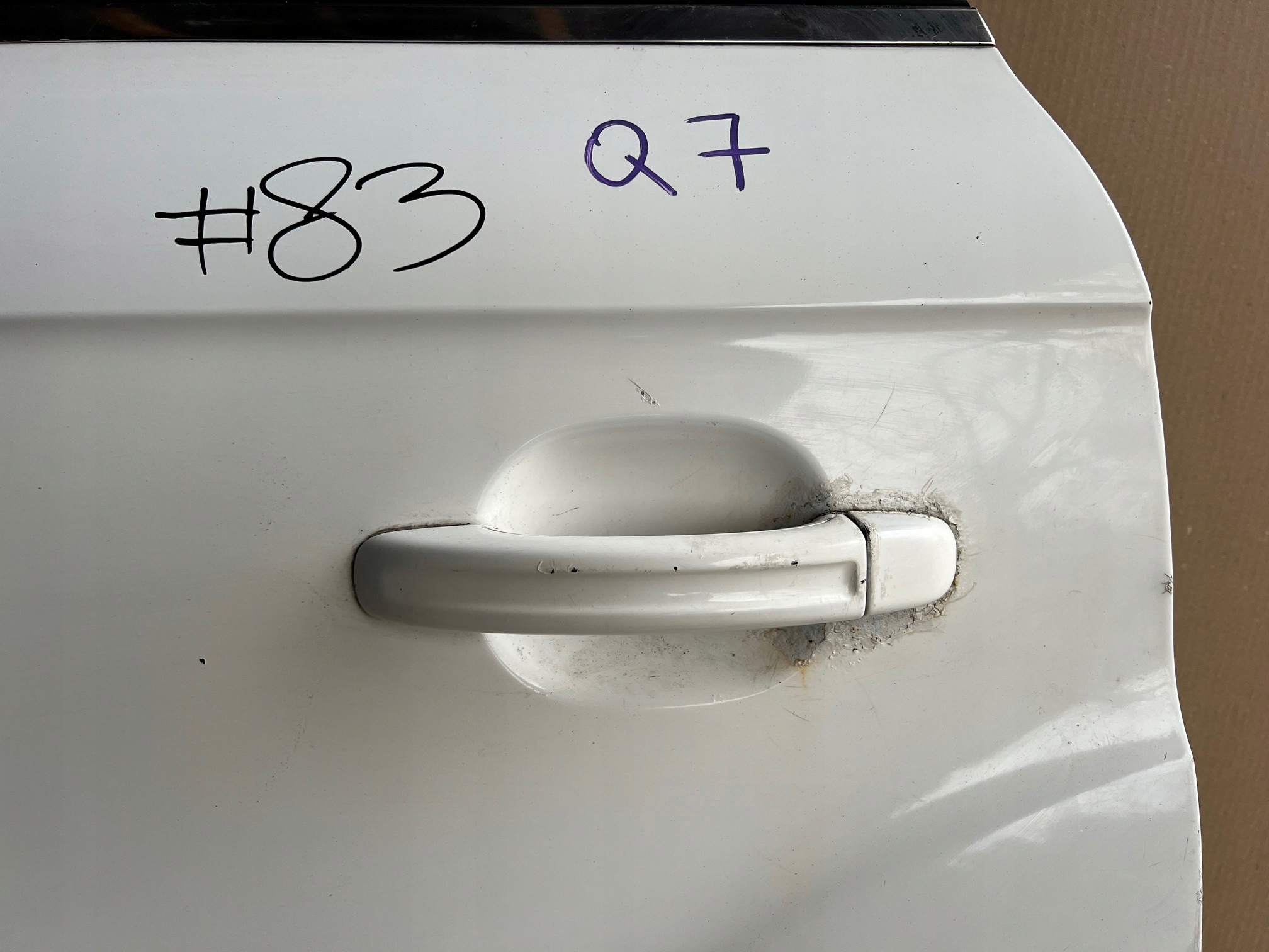 AUDI Q7 4L door left rear part left rear.