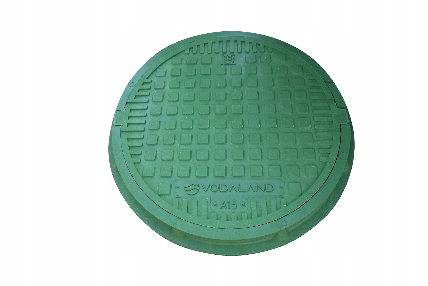 POKRYWA WŁAZ RAMKA polimer STUDNIA 600 mm ZIELONY Marka bez marki