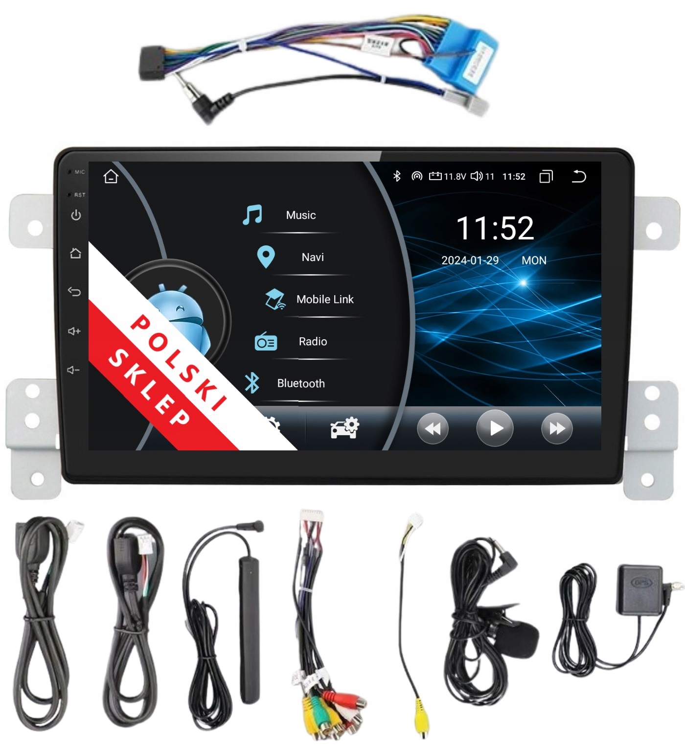 Navigace Android Suzuki Grand Vitara 2 II 2/32 Gb Dsp Carplay Lte