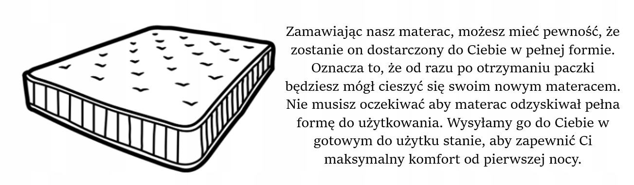MATERAC PIANKOWY Z VISCO + LATEKS 180x220x27 Model MALTA