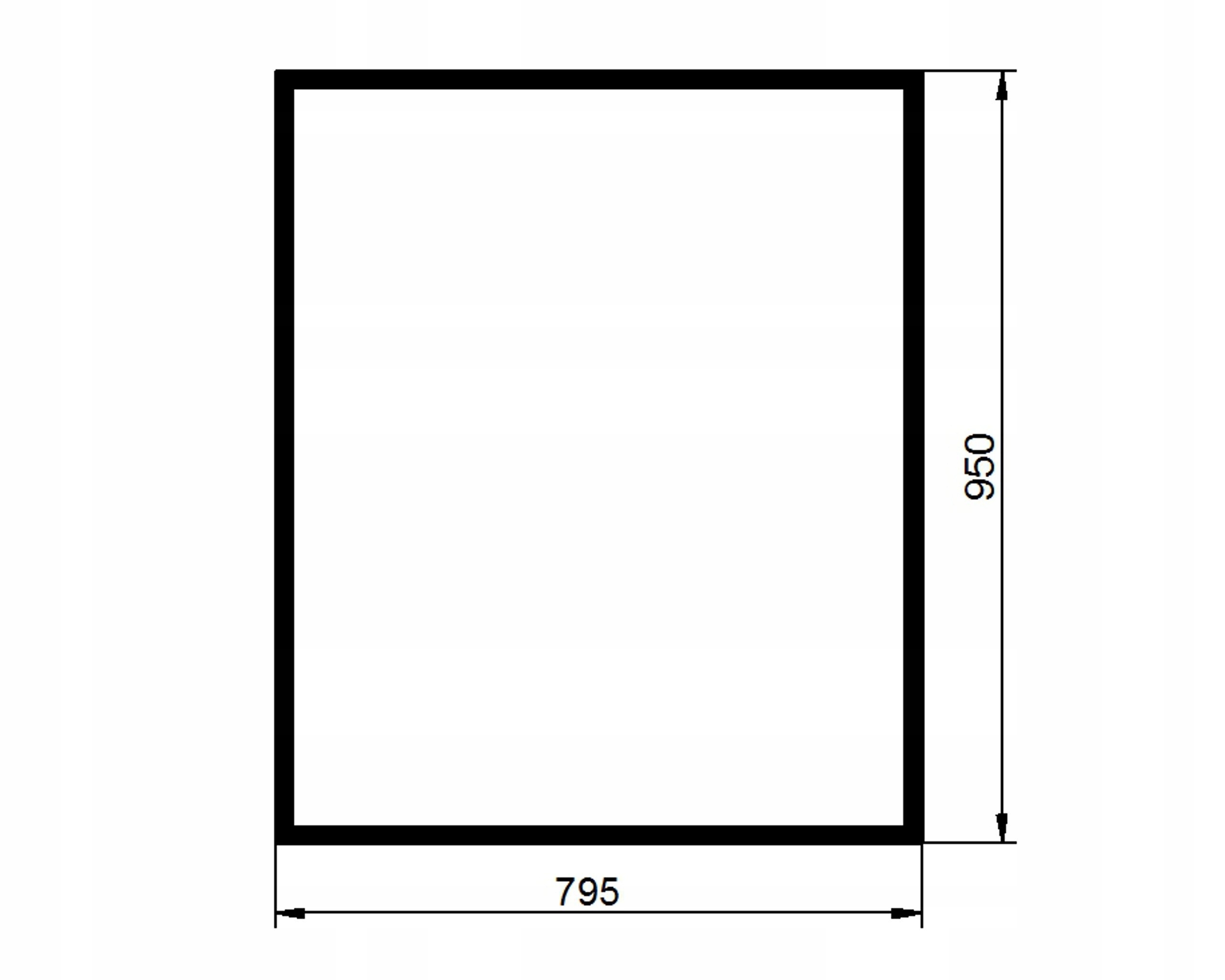 Claas Ranger 920-975 čelní sklo