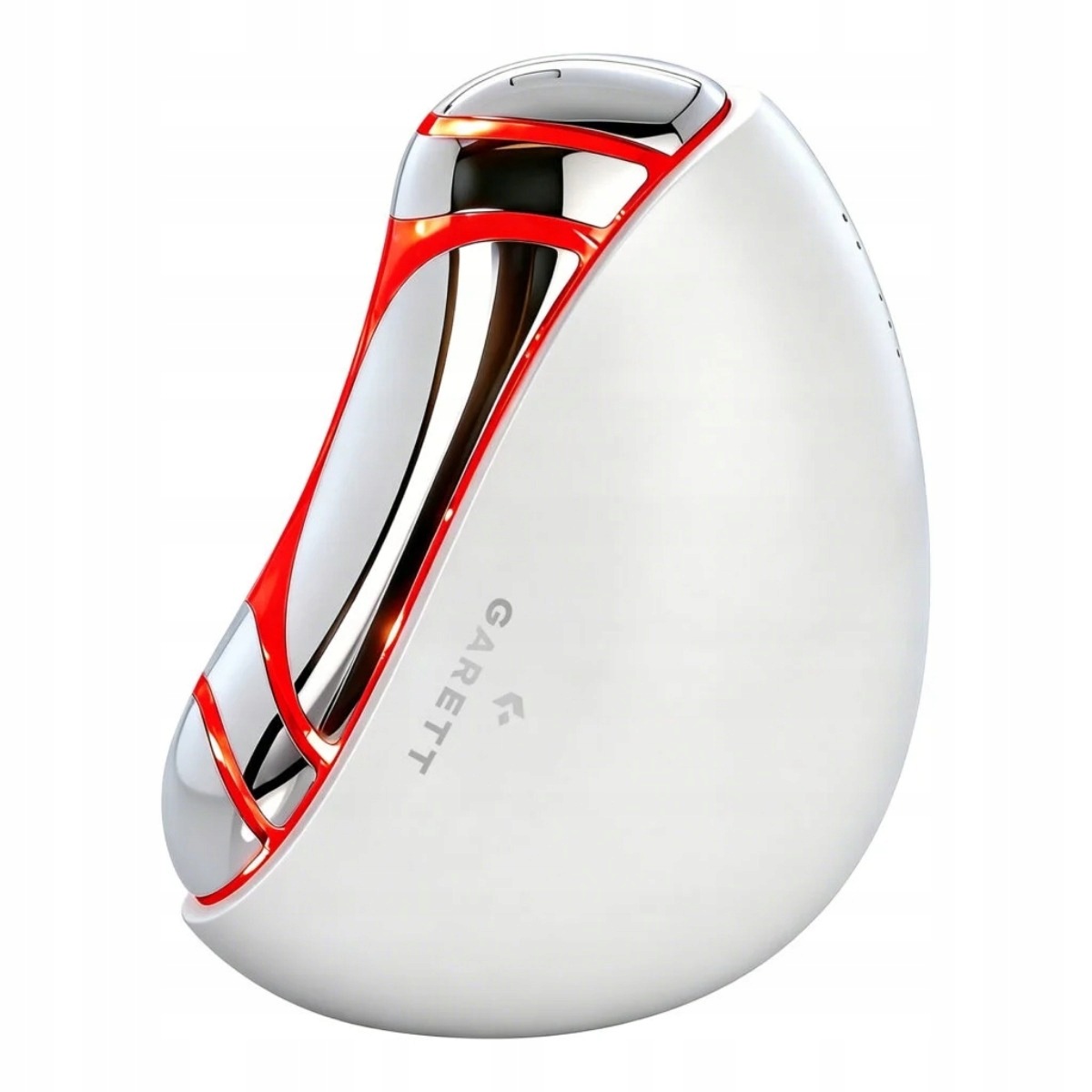 Masážní Přístroj na obličej Garett Beauty Glow Stone bílý Ems Led Gua Sha