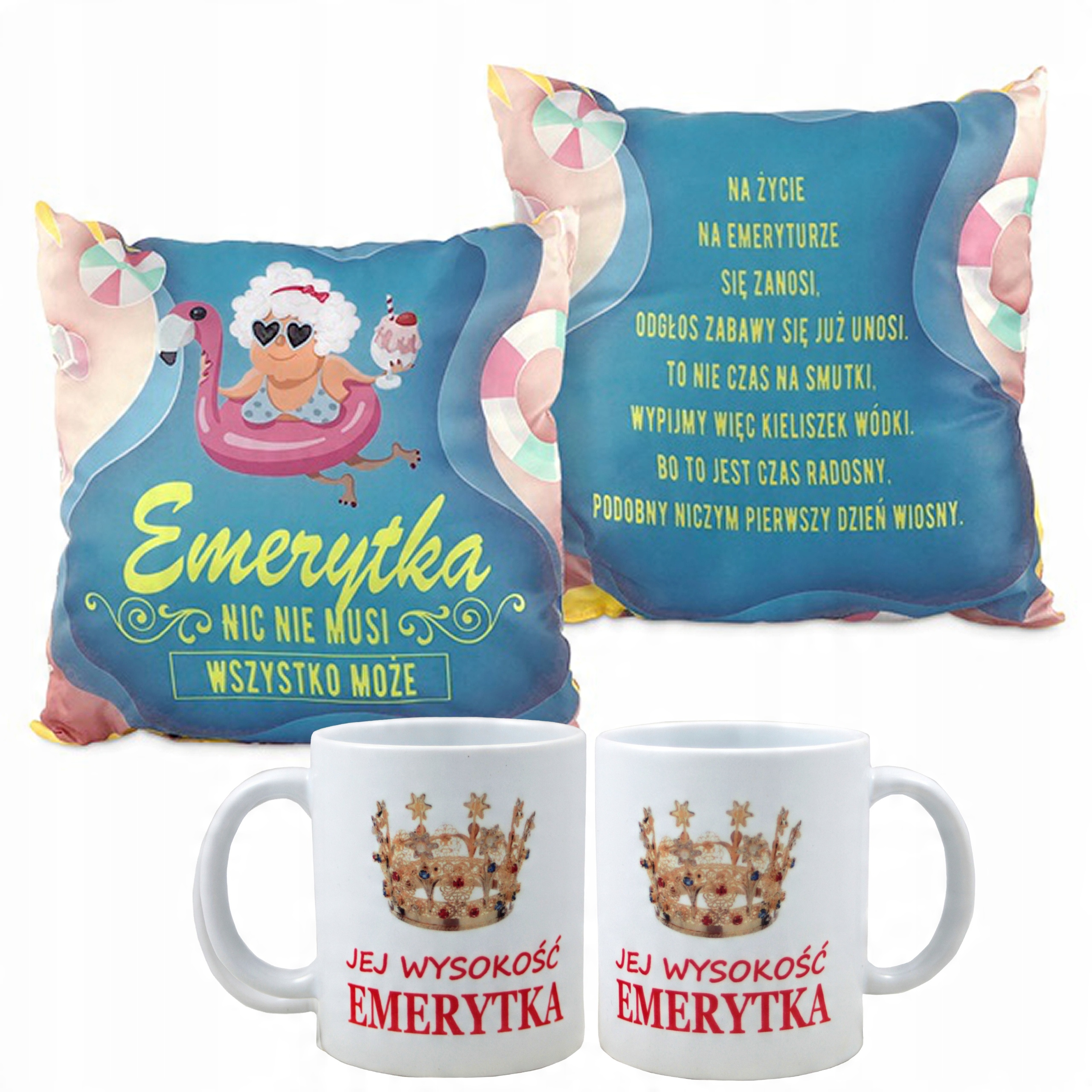 

Poduszka Kubek dla Emerytki Emeryta