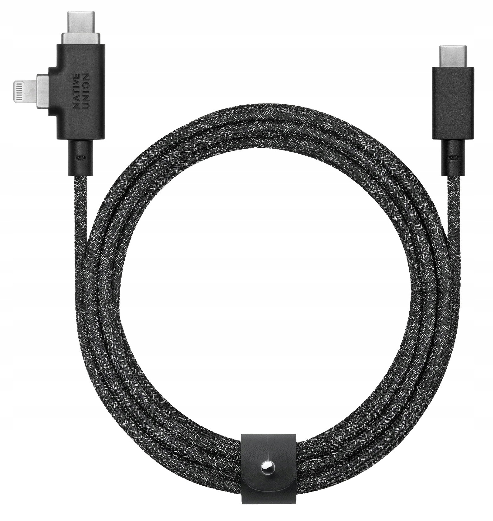 Native Union Belt Duo Pro 240W dvojitý kabel Usb-c Lightning Usb-c