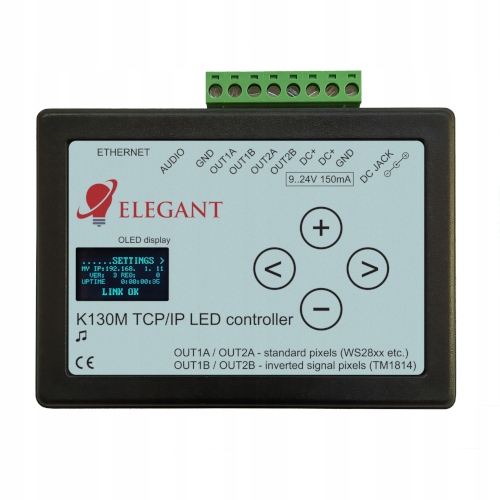Sieťový ovládač „Elegant“ Led K130M hudobný