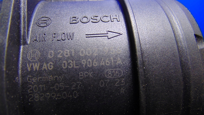 flow meter 2.0TDI VW CADDY III LIFT 10-15R